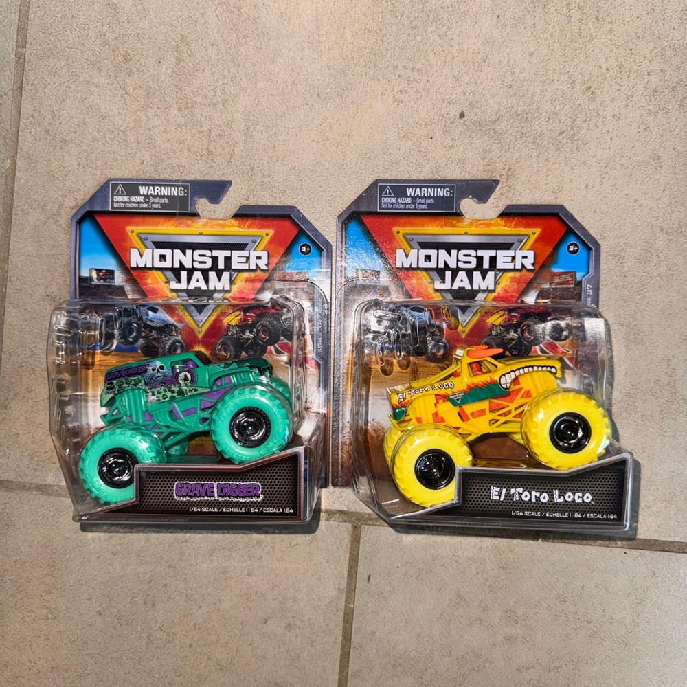 Grave Digger and El Toro Loco Toy Trucks‎ over charged